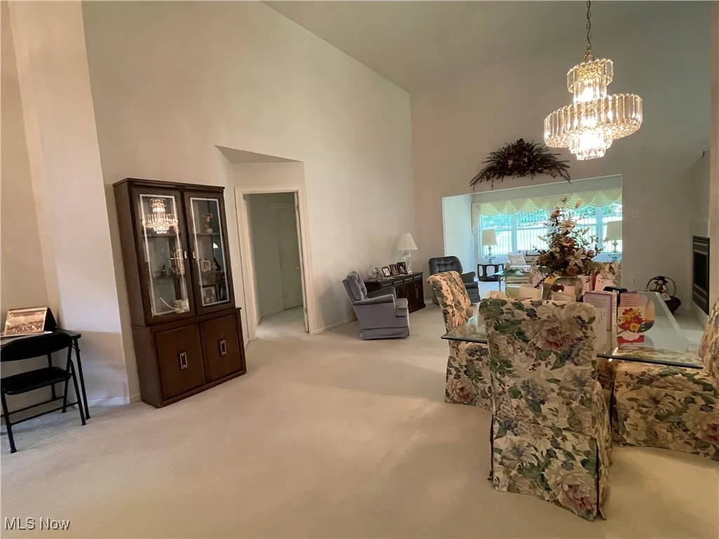 Living Room features a high ceiling in other homes might have a loft or additional rooms.