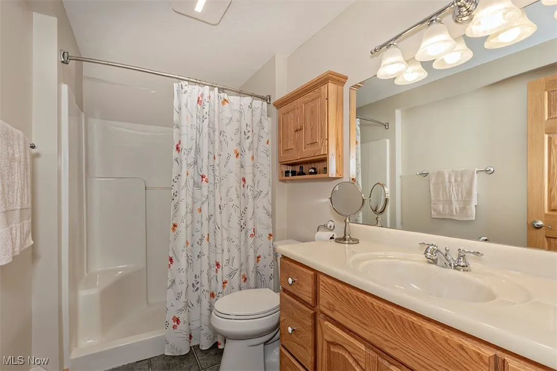 Basement bath - so convenient!