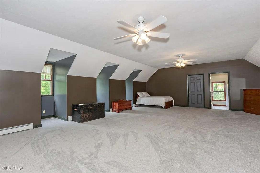 Over 30 ft of space to use as best fits your life. Fill it with bunk beds, hobby or craft space, 2nd floor family room or turn into a teen suite~  The door against the back wall leads to a full bathroom