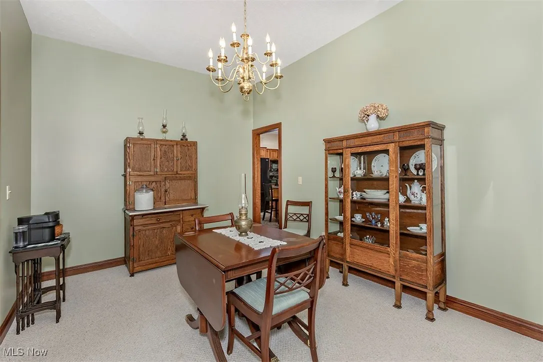 Good wall space in this Dining Room will allow for multiple shelving cabinets, sideboard or hutch. As an option, this room could also serve as an Office.