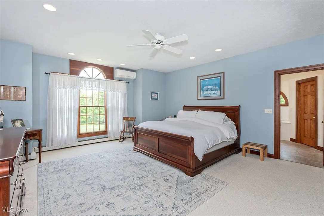 Exceptionally large, while maintaining a spa-like intimacy, the master bedroom/primary suite is a true respite.