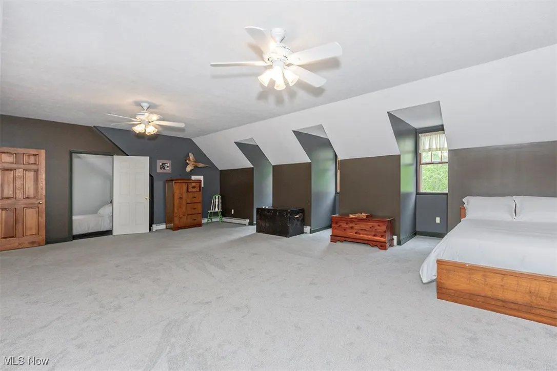 Another view of bonus room. Door against the back wall leads to another bedroom.