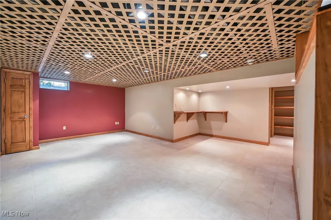 Finished area in basement