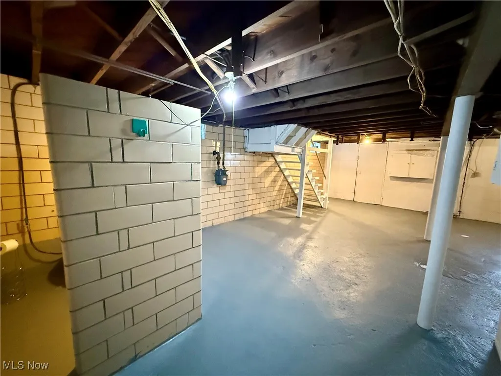 View of basement