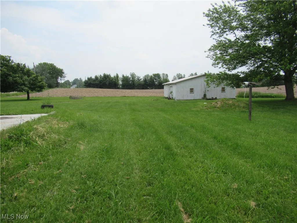 View from the side of the home