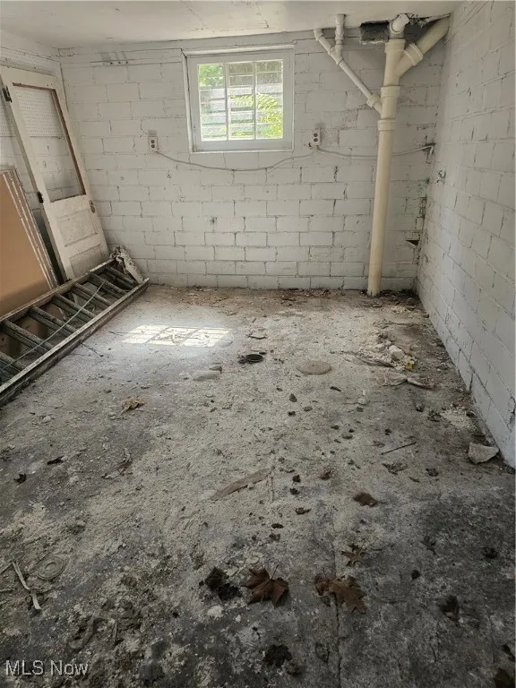 View of basement