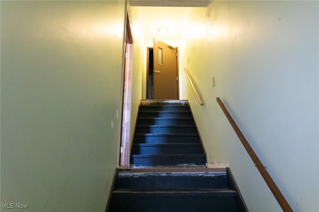 Stairs leading to upper level