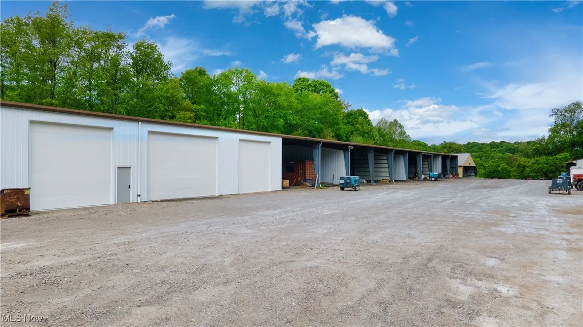 Garage with a detached garage