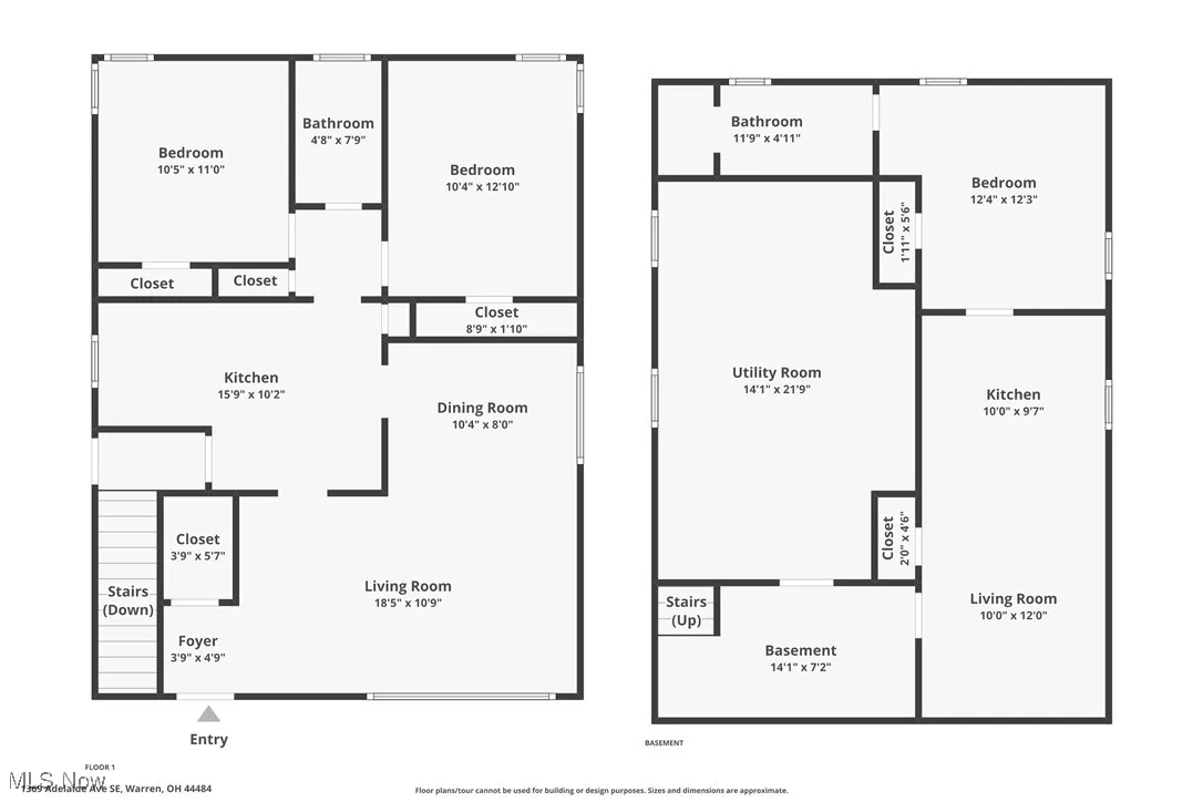 View of room layout