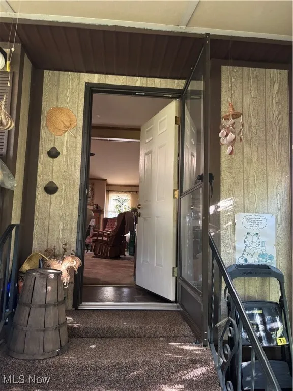 View of exterior entry