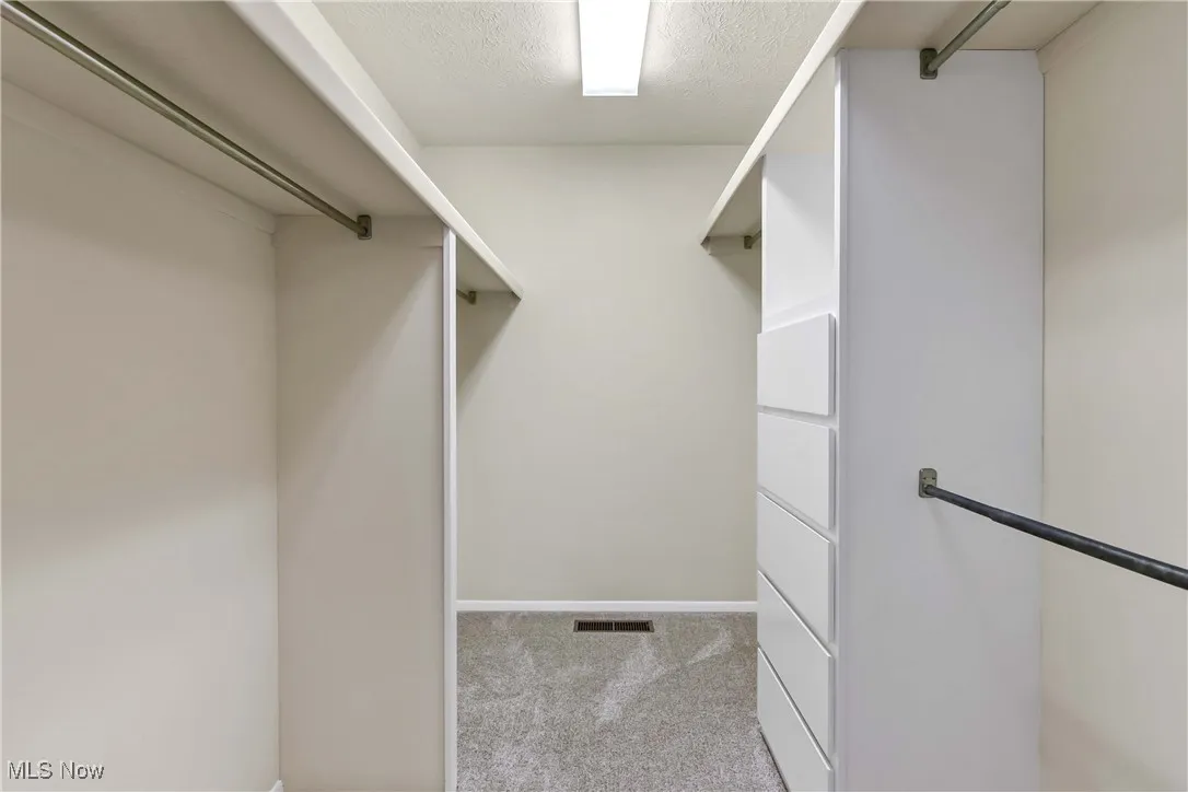Spacious closet featuring carpet floors in bedroom 3