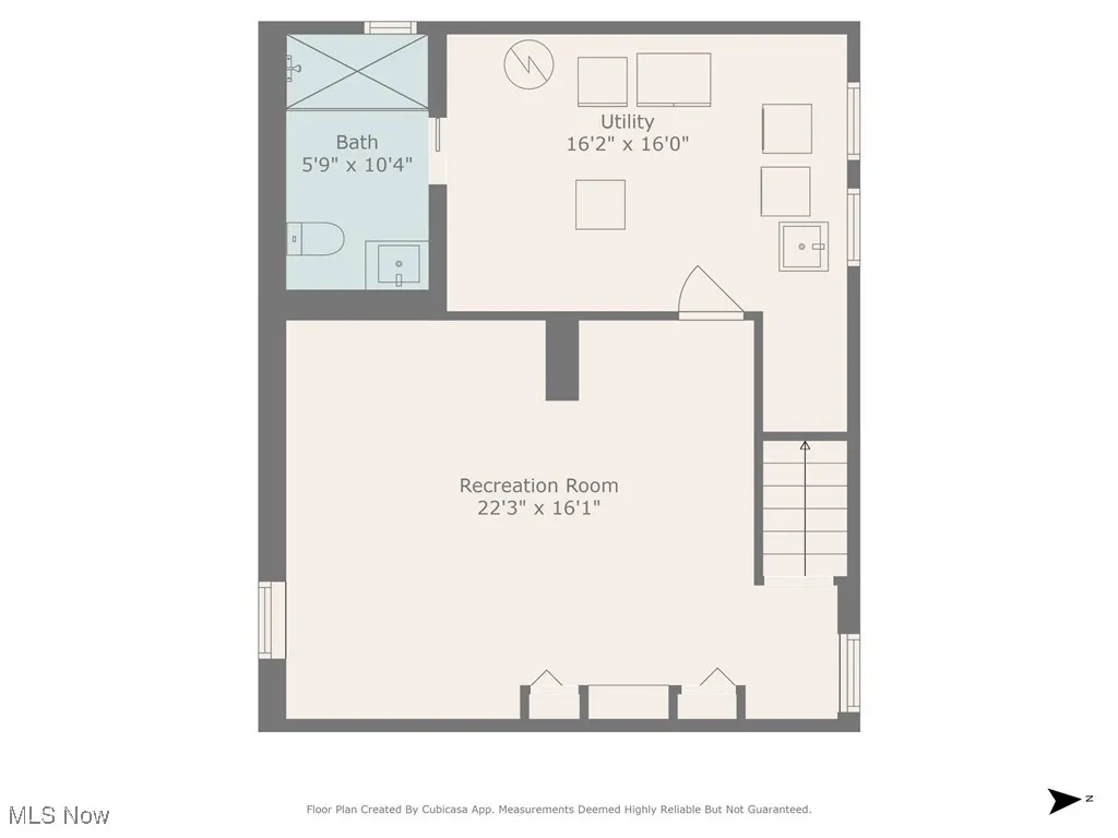View of room layout