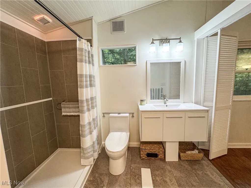 View of ensuite from walk in closet.