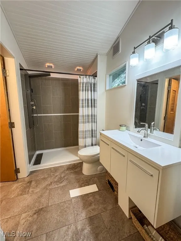A beautiful vanity and a walk in shower are your private retreat.