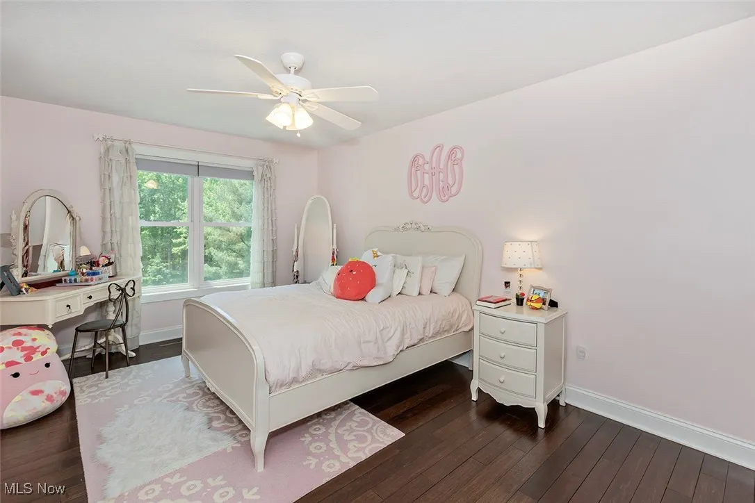 Spacious bedrooms with walk-in closets.