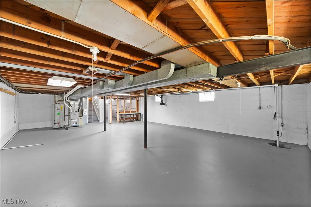 Large Unfinished Basement