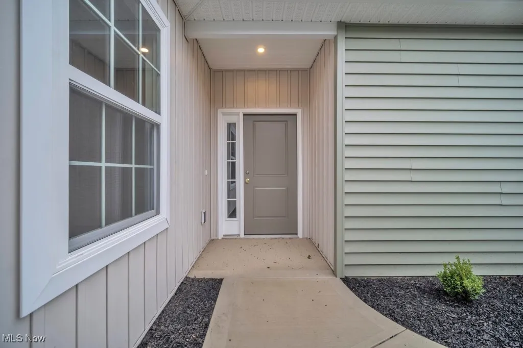 Doorway to property