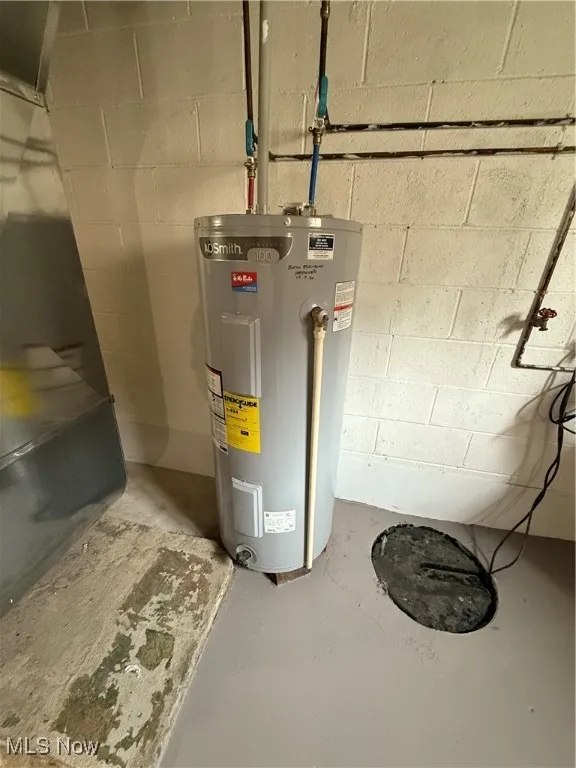Utilities featuring water heater