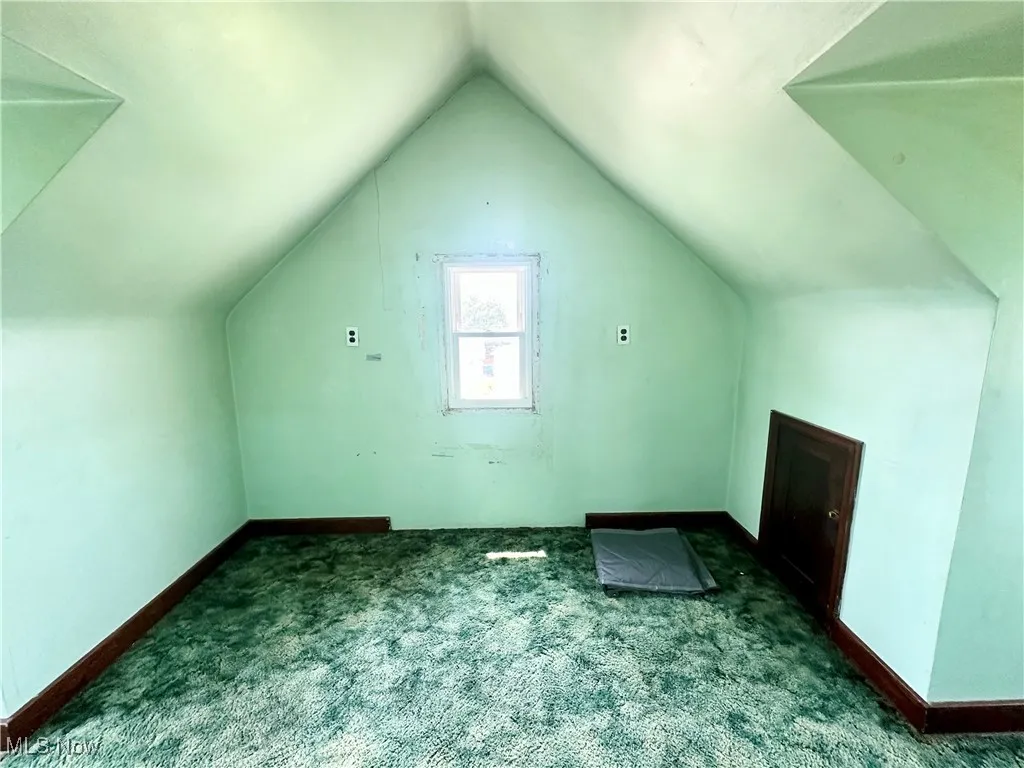 bonus room off 2nd floor bedroom with carpet
