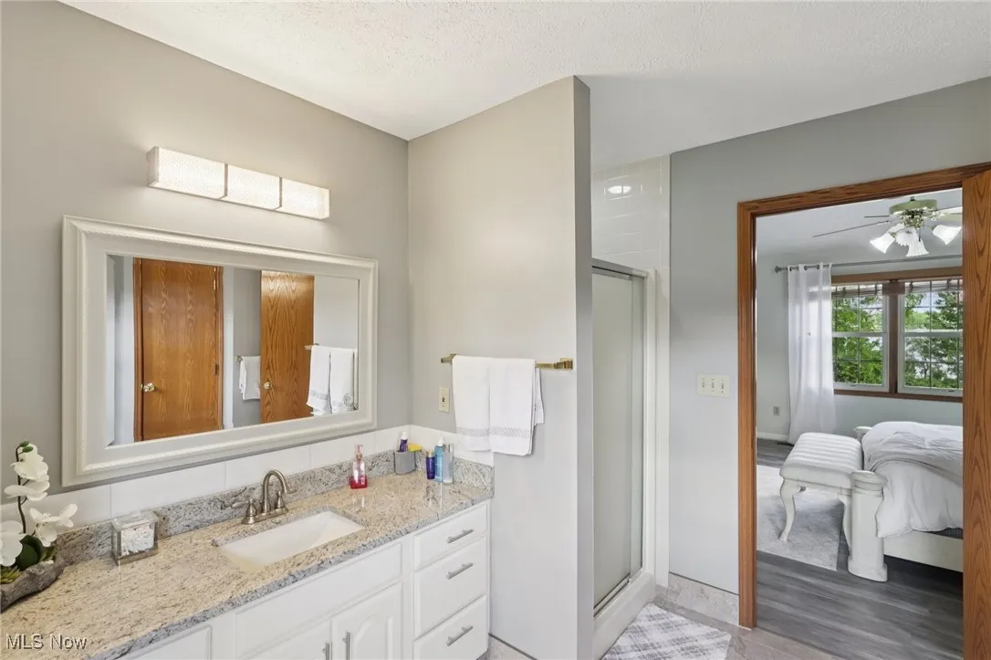 Master Bath - Shower and vanity