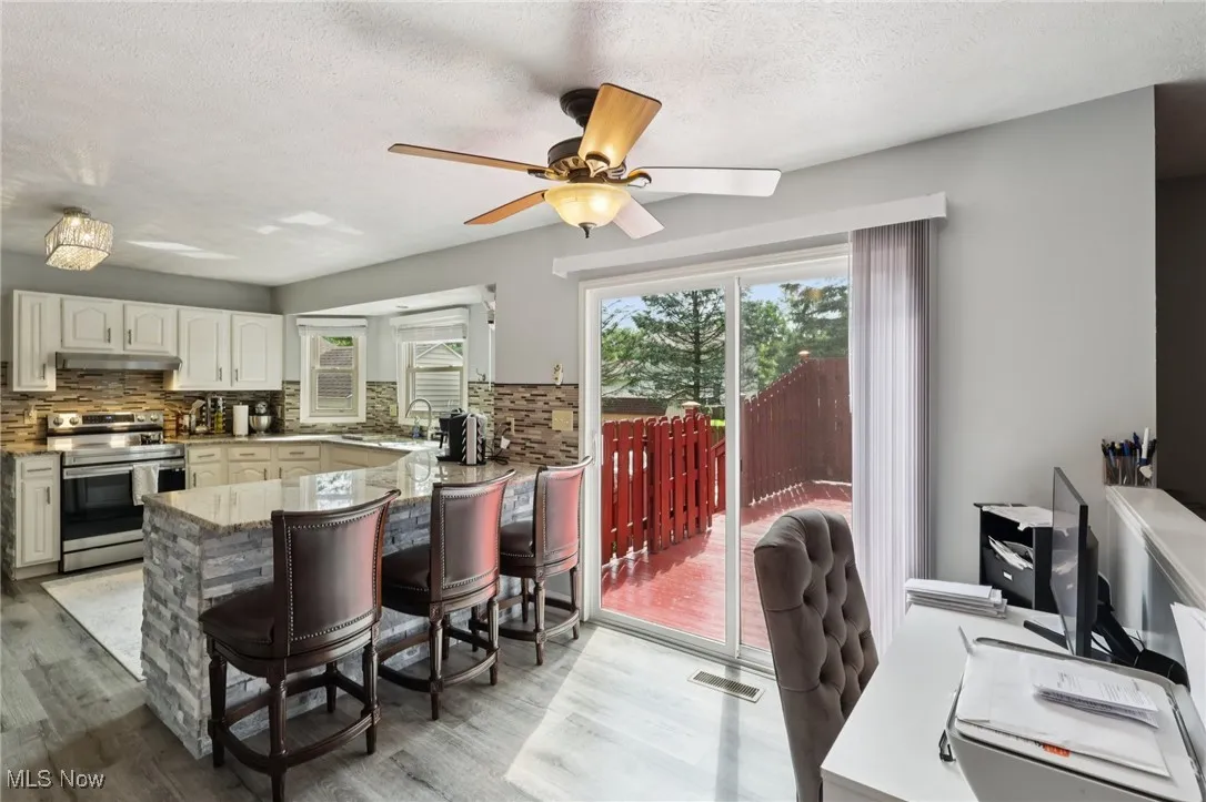 Eat in Kitchen with access to deck