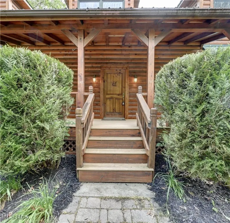 Doorway to property