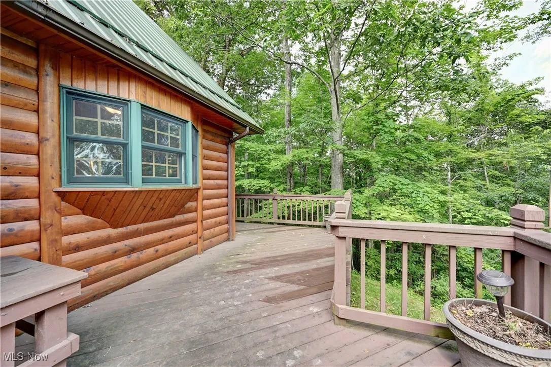 View of deck