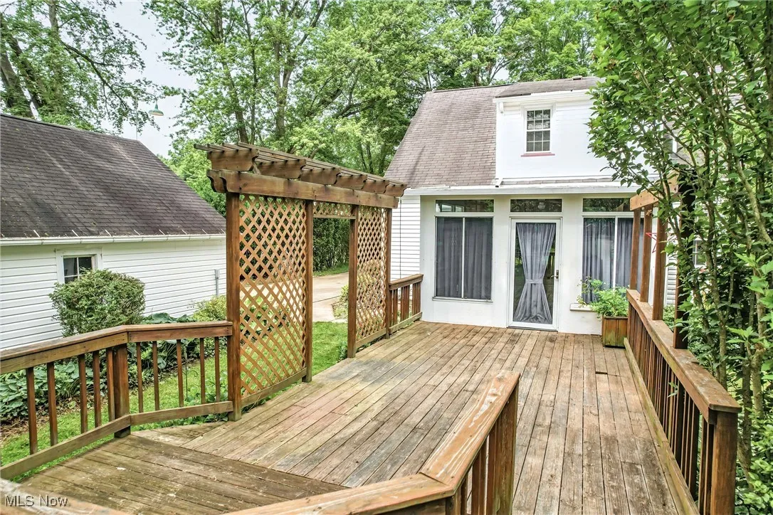 View of deck