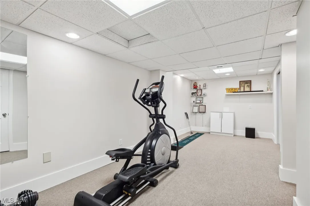 Separate Exercise Room with Dual Entrances