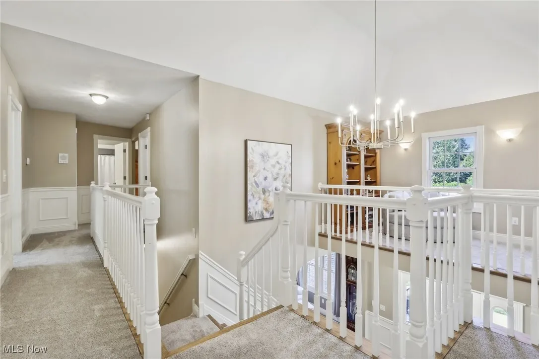 2nd Floor Remodeled Stair Case offering two sets of stairs.