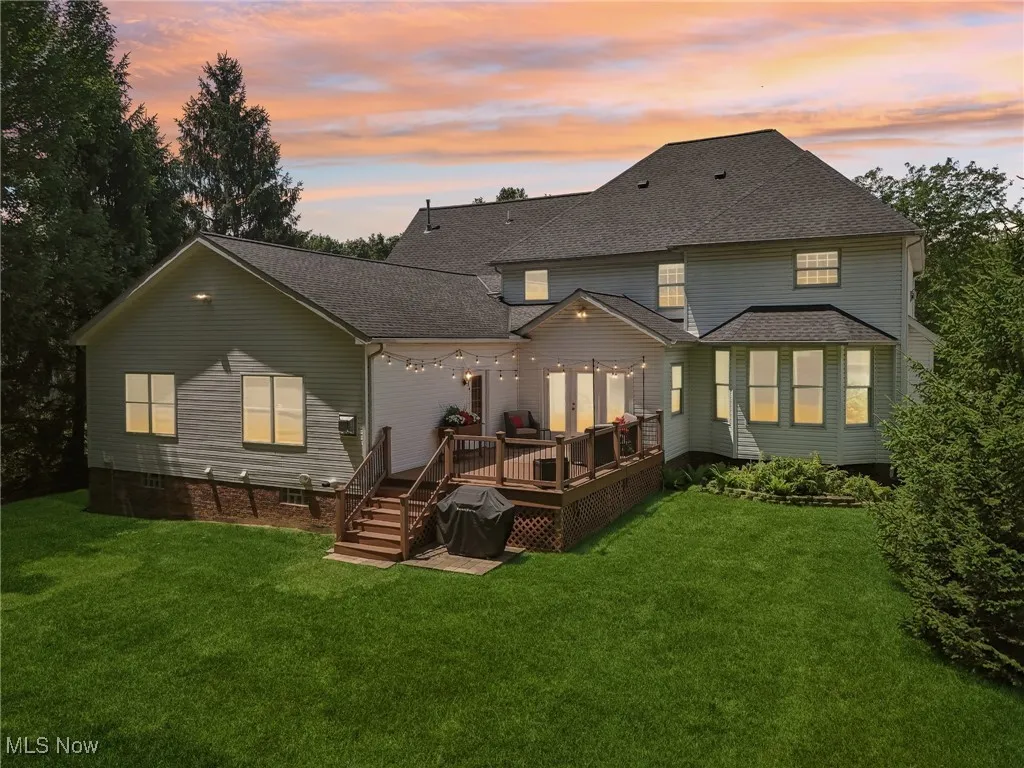 Beautiful Rear View of House.