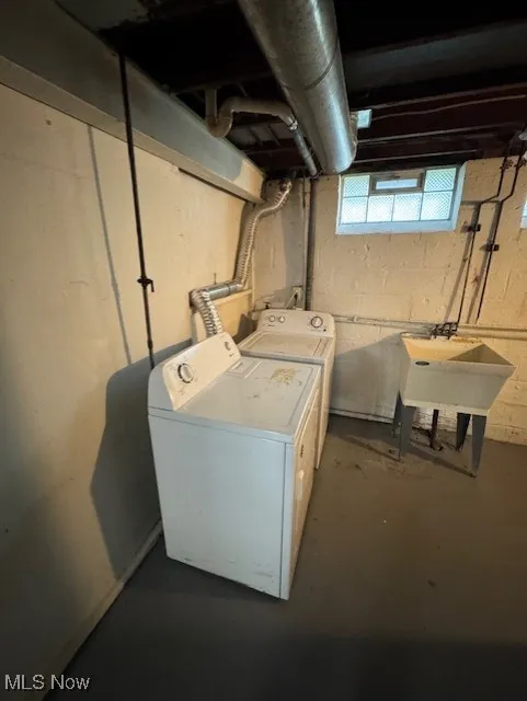 Laundry in Basement