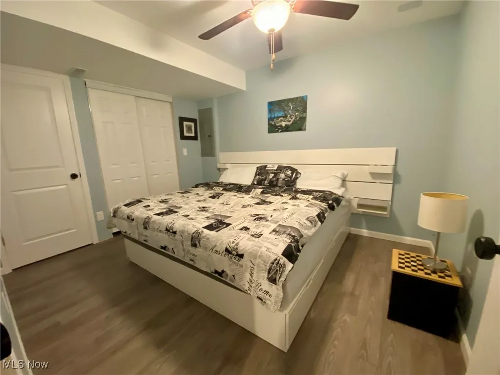 The lower-level bedroom offers a private and comfortable retreat, ideal for guests or additional family members. With plenty of space and easy access to the rest of the home, it provides both comfort and convenience, making it a versatile room for any need.