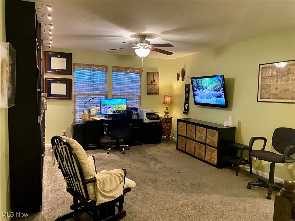 The second-floor loft offers incredible versatility, ideal for creating a space that suits your lifestyle. Whether you envision a cozy library, a productive home office, or a casual TV lounge, this area has the flexibility to accommodate it all. With plenty of space and natural light, it’s a perfect multi-functional retreat.