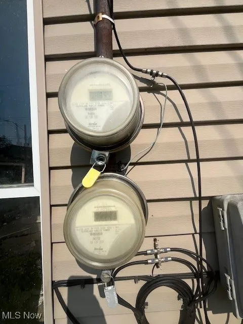 Exterior view of electric meter