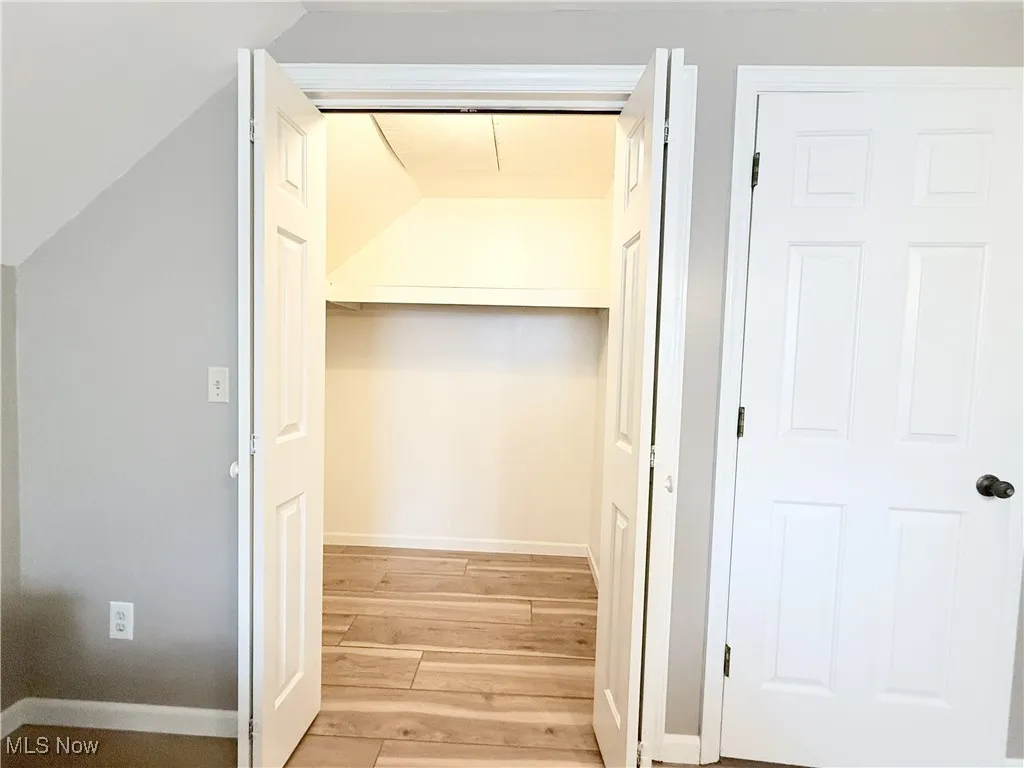 View of walk-in closet