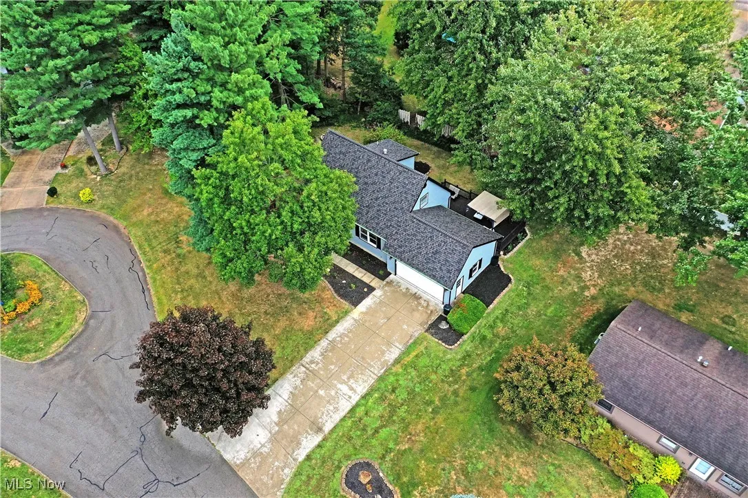 Aerial view of property's location