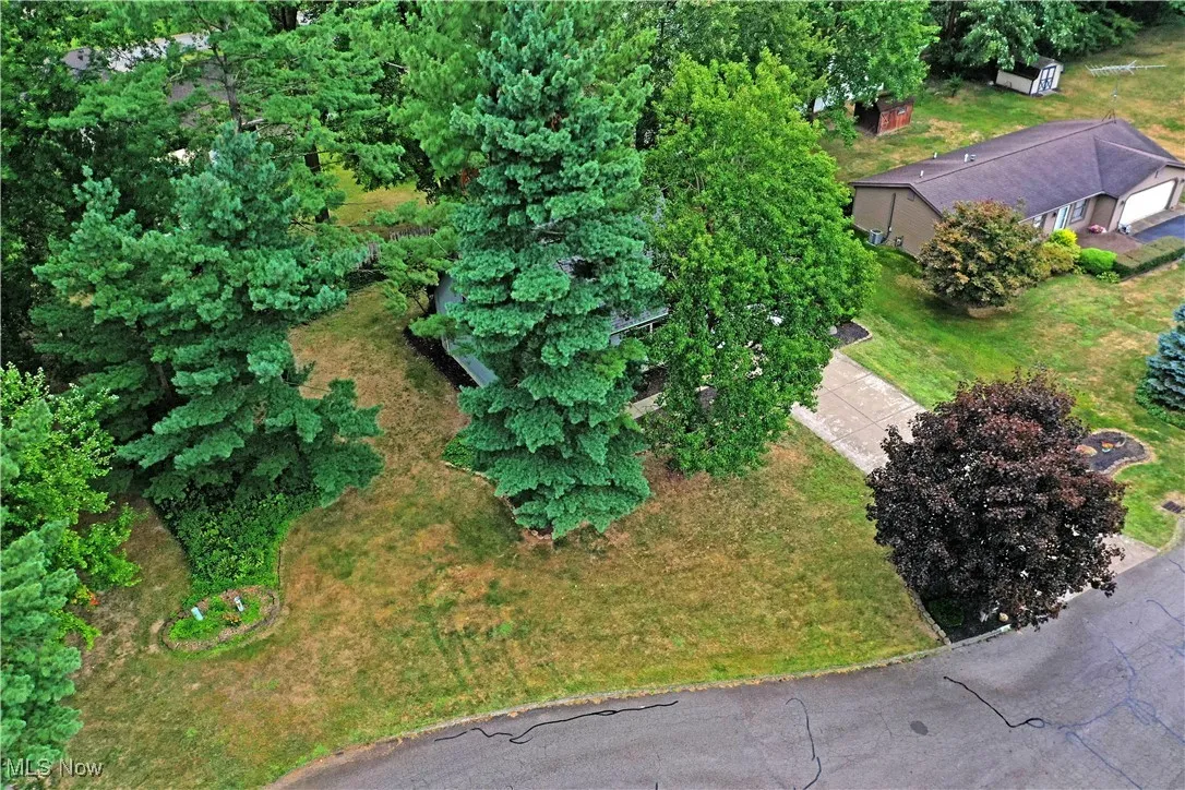 Aerial overview of property's location