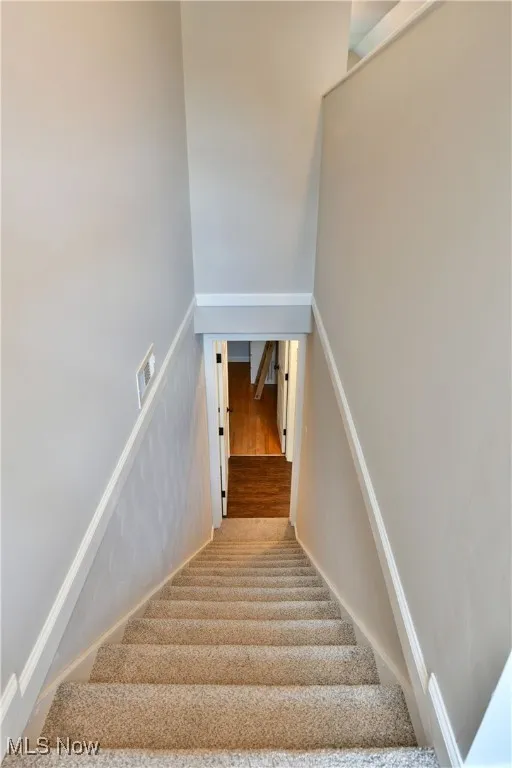 View of stairway