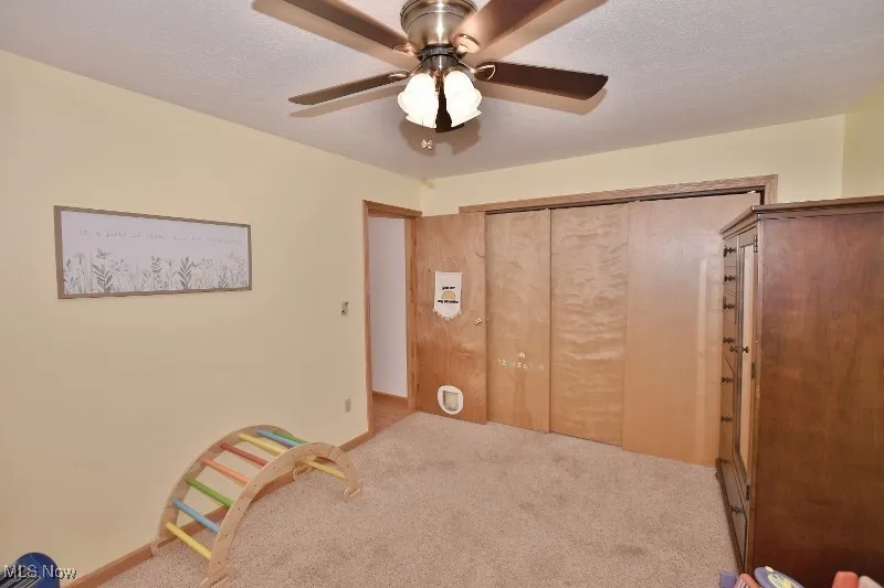 Another angle of the second bedroom and double closet.