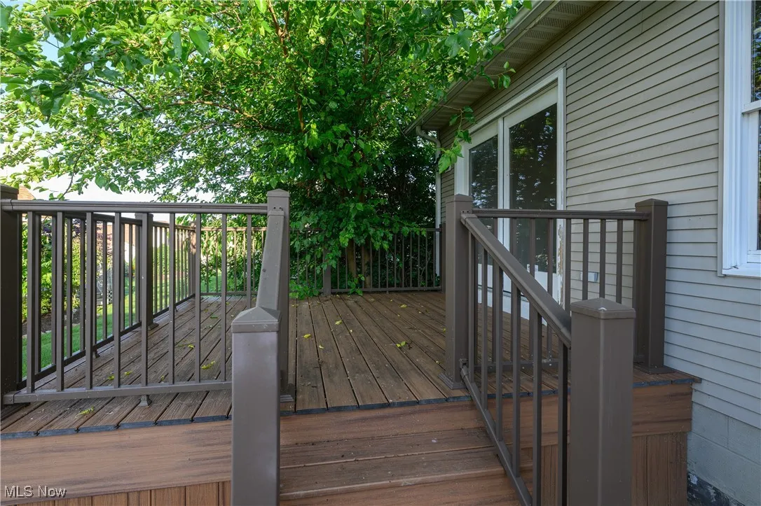 View of deck