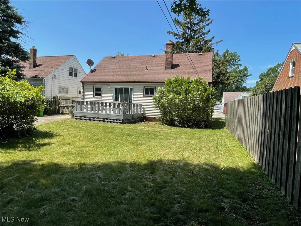 View of the back of the house