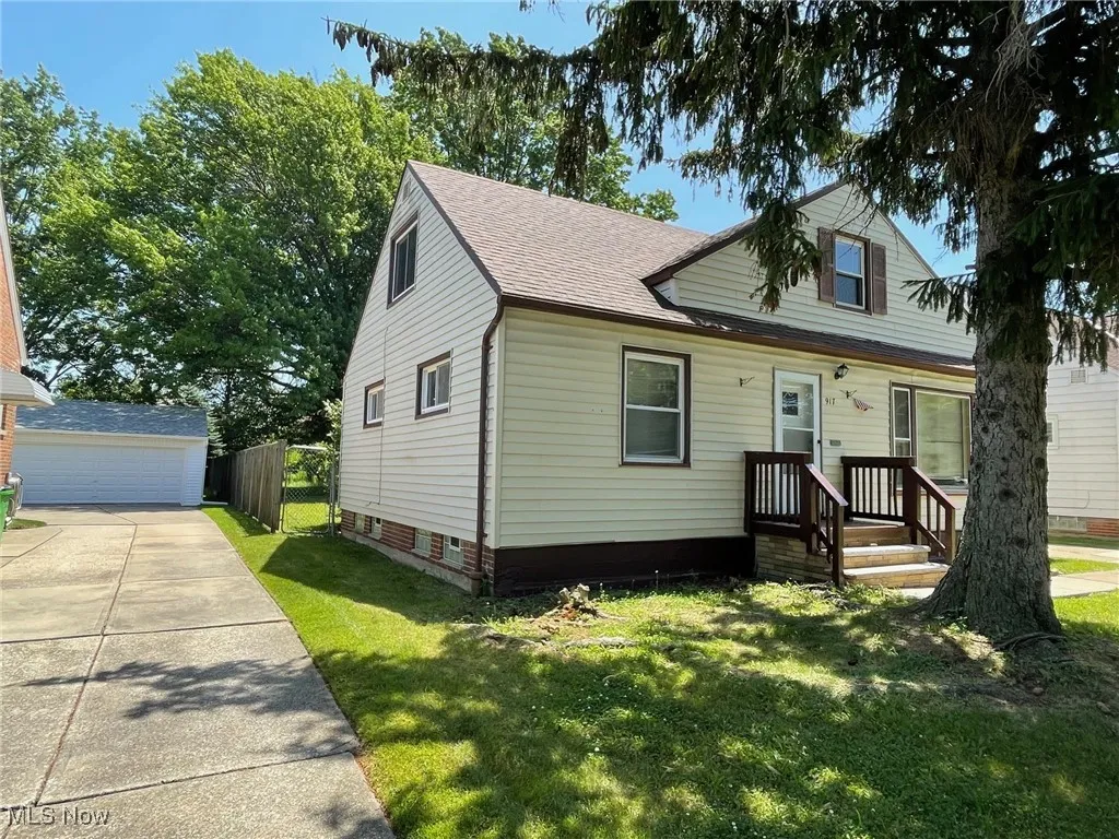 View of the North side of the house