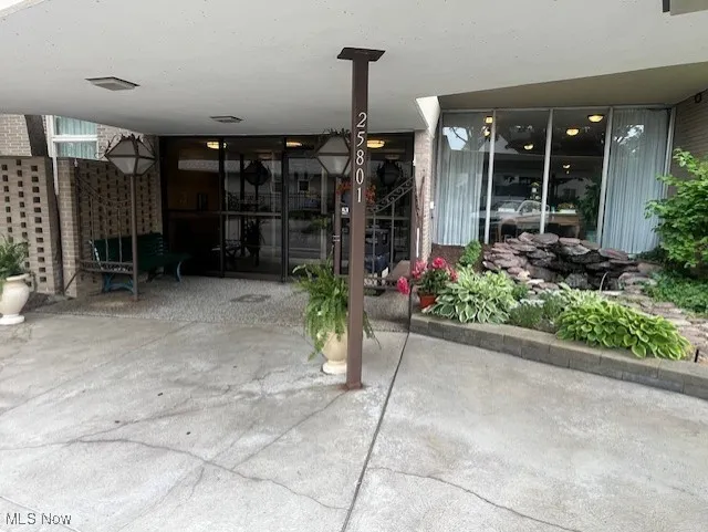 View of patio