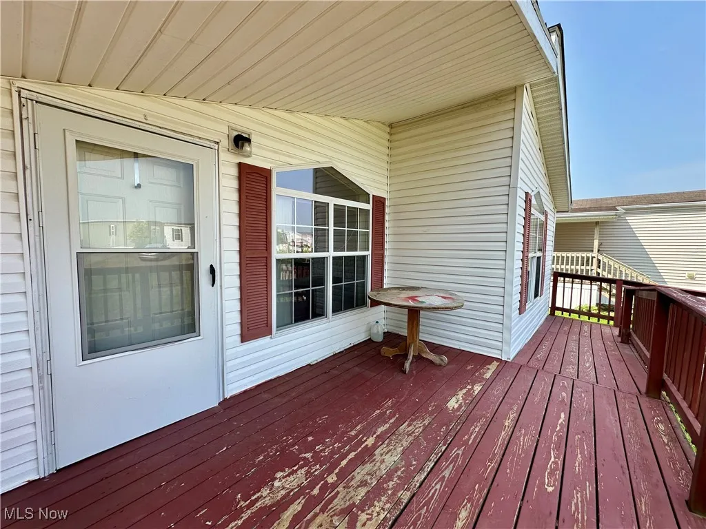 View of deck