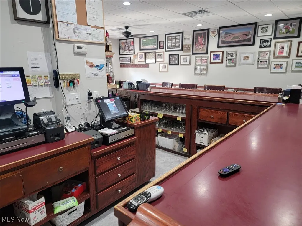 behind bar/pos system
