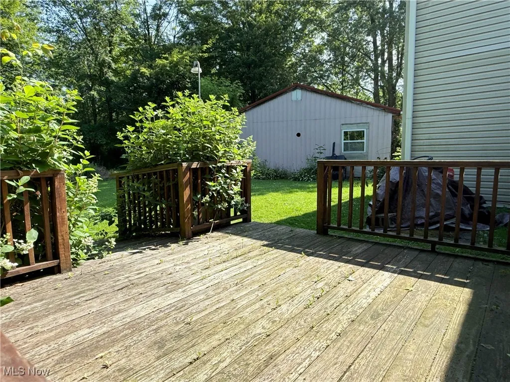 View of deck