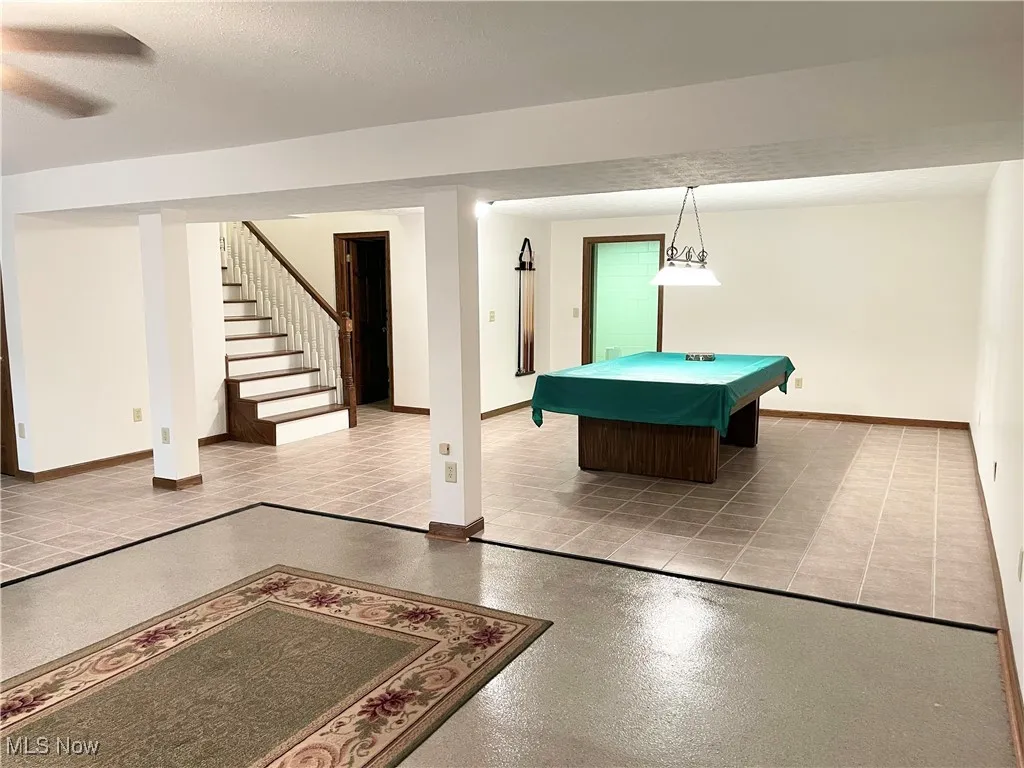 Multi use areas in lower level