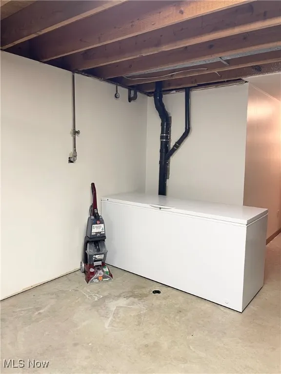 Large freezer remains with home