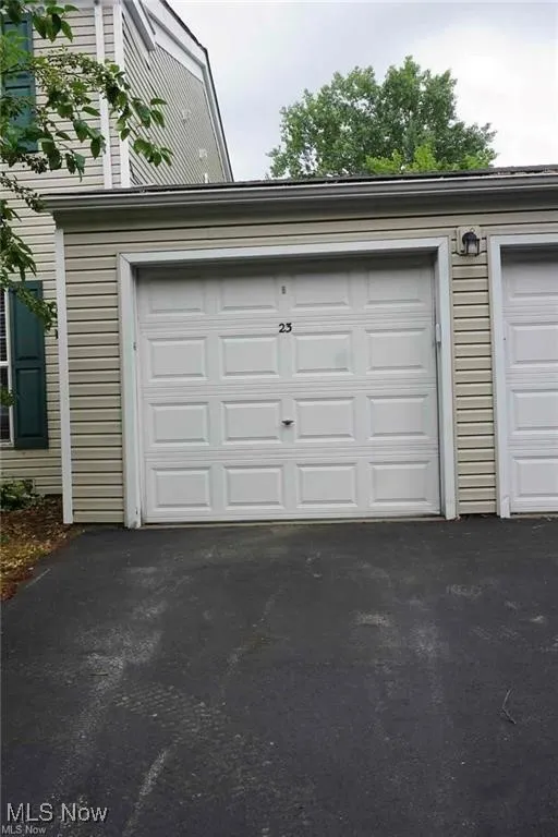 Garage with driveway
